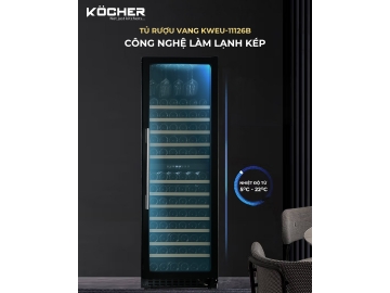 TỦ rượu vang 126 chai Kocher KWEU-11126B