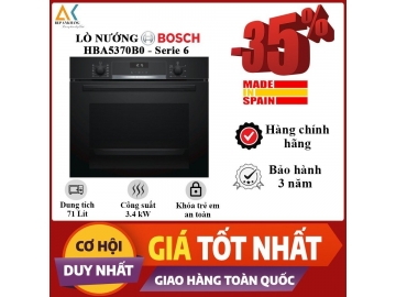 Lò nướng Bosch Serie 6 HBA5370B0 - Made In Germany