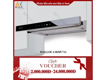 Máy Hút Mùi Âm Tủ Malloca H205-7WG -  Made in Trung Quốc