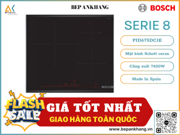 Bếp từ 3 vùng nấu Bosch PID675DC1E Serie 8 - Made in Spain