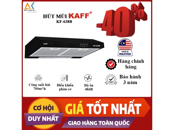 Máy Hút Mùi KAFF KF-638B